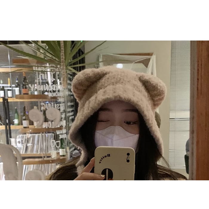 Bear Ear Knit Beanie