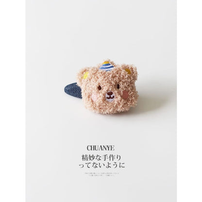 Bear Plush Hair Clip