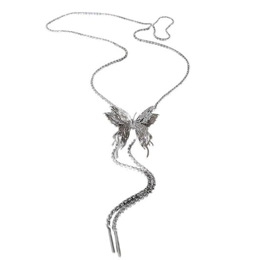 Beauty Butterfly Body Chain - Silver - Belts