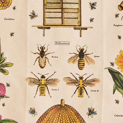 Bees Honey Wall Tapestry - Beige