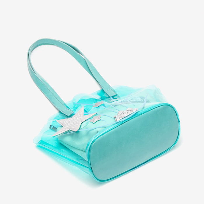 Blue Shell Transparent Bag - Standart / Bags