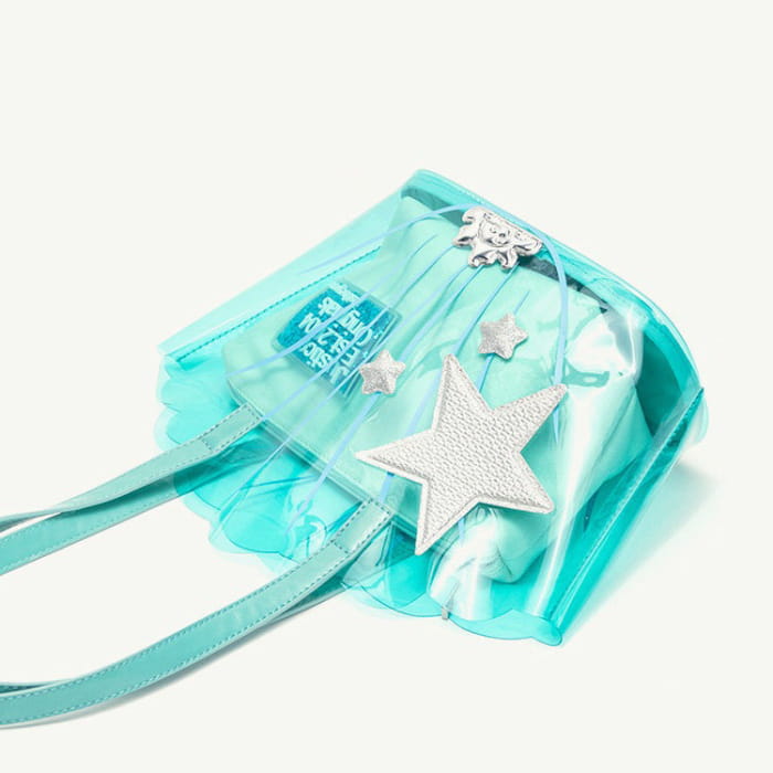 Blue Shell Transparent Bag - Standart / Bags