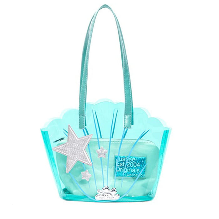 Blue Shell Transparent Bag - Standart / Bags