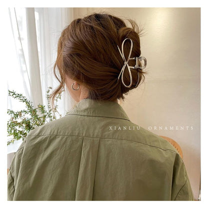 Bow Alloy Hair Clamp