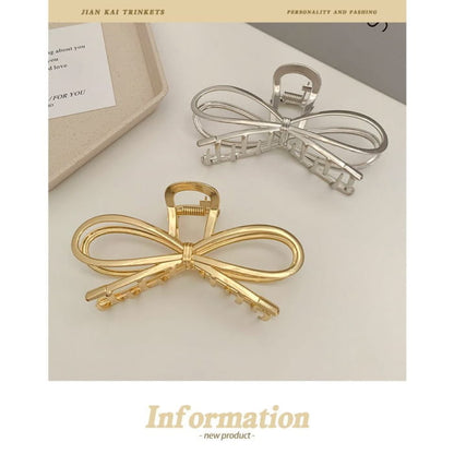 Bow Alloy Hair Clamp