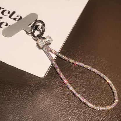 Bow Embellished Wrist Phone Strap / Lanyard with Pad