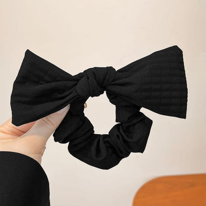 Bow Fabric Scrunchie / Plain