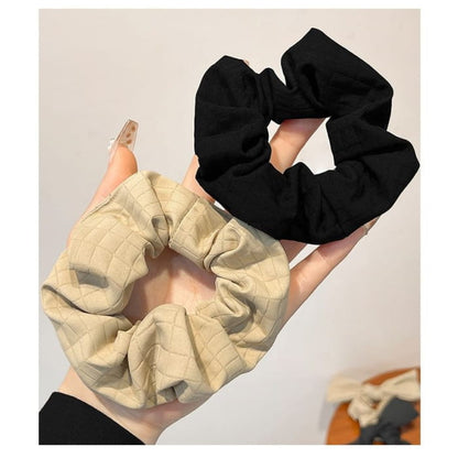 Bow Fabric Scrunchie / Plain