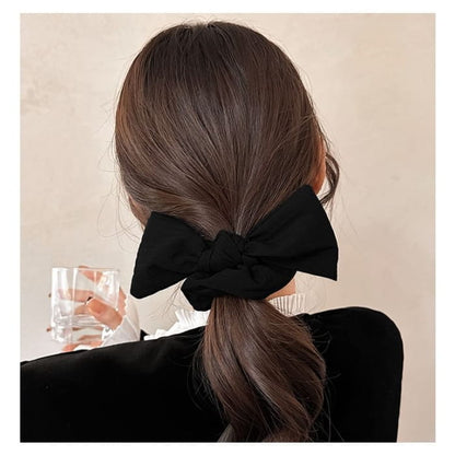 Bow Fabric Scrunchie / Plain