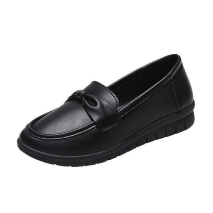 Bow Loafers - Black / 35 - Shoes