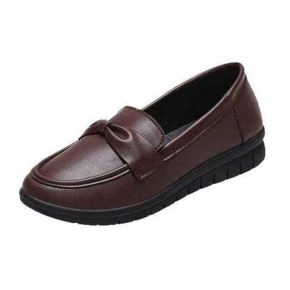 Bow Loafers - Brown / 35 - Shoes