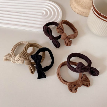 Bowknot Hair Tie Set - Fashion Accessories