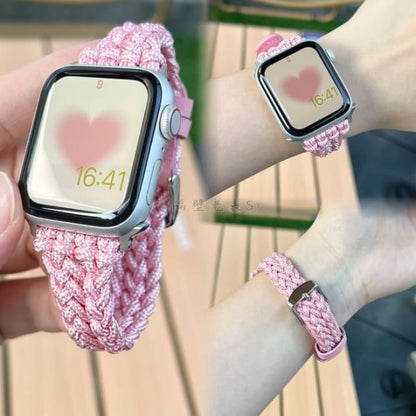 Braided Cord Apple Watch Band - Pink / IWATCH 1 / 2 / 3