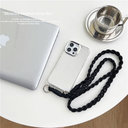 Braided Lanyard Phone Case - iPhone 15 Pro Max / Plus / 14