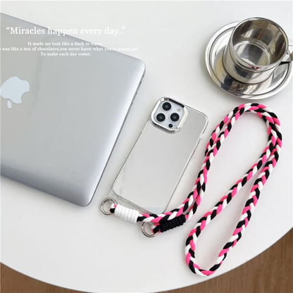 Braided Lanyard Phone Case - iPhone 15 Pro Max / Plus / 14