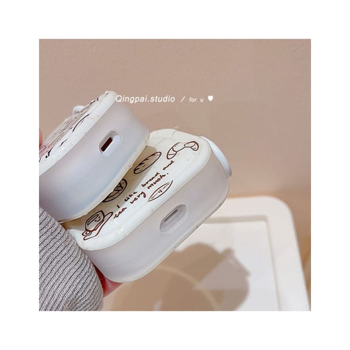 Bread Bear / Flower Wrist Band - Airpods / Pro Earphone