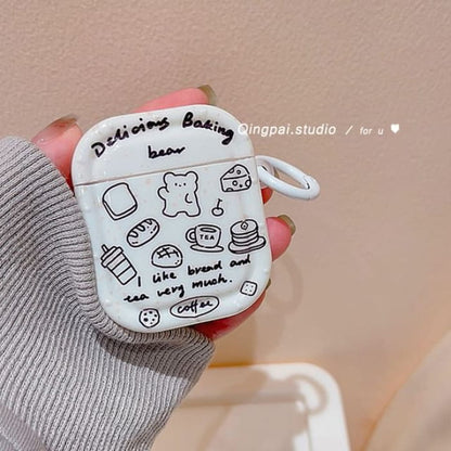 Bread Bear / Flower Wrist Band - Airpods / Pro Earphone