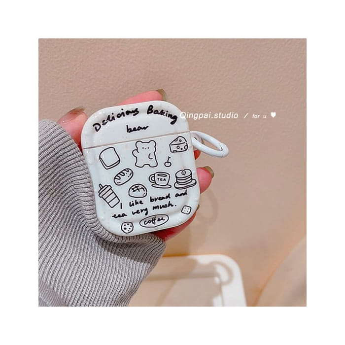 Bread Bear / Flower Wrist Band - Airpods / Pro Earphone