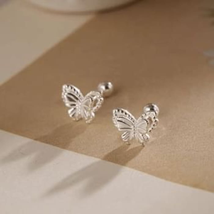 Butterfly Alloy Stud Earring