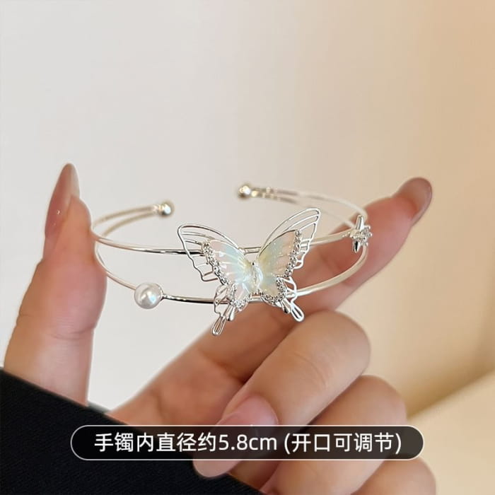 Butterfly Open Bangle / Ring / Necklace