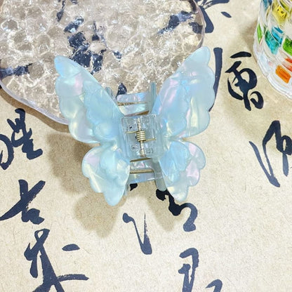 Butterfly Ribbon Hair Claw Clip