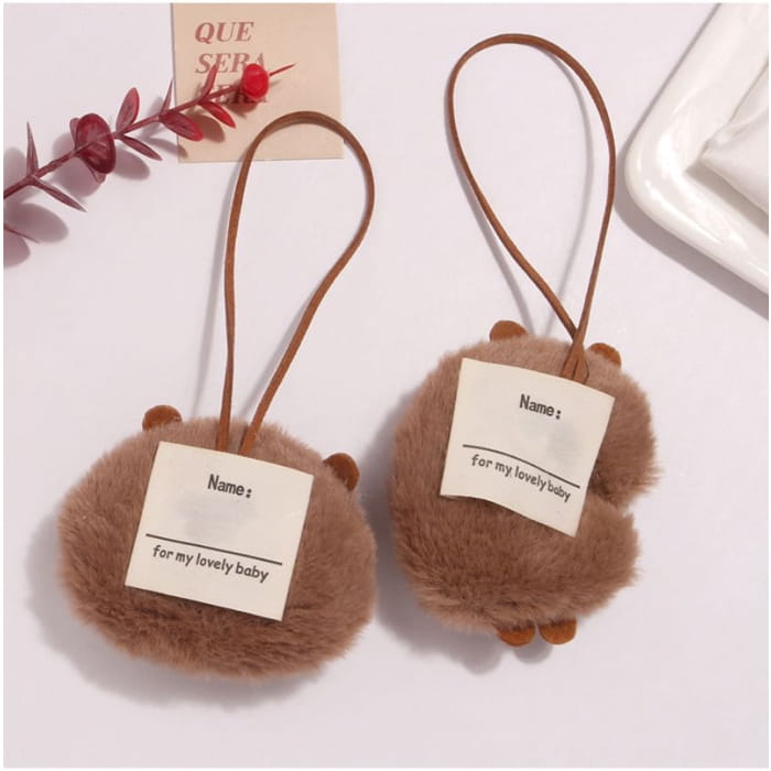 Capybara Chenille Bag Charm (Various Designs)