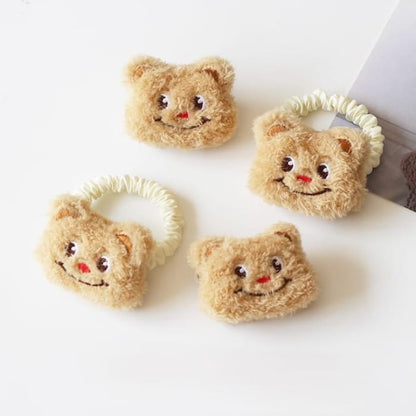 Cartoon Animal Plush Hair Tie / Clip