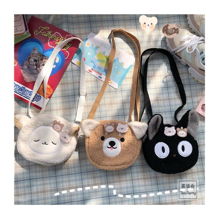 Cartoon Crossbody Bag / Charm / Set - handbag