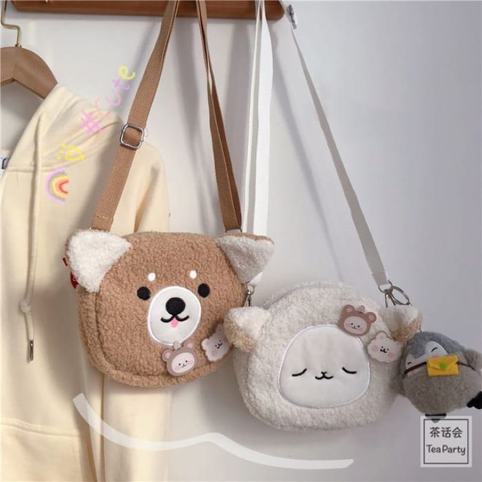 Cartoon Crossbody Bag / Charm / Set - handbag