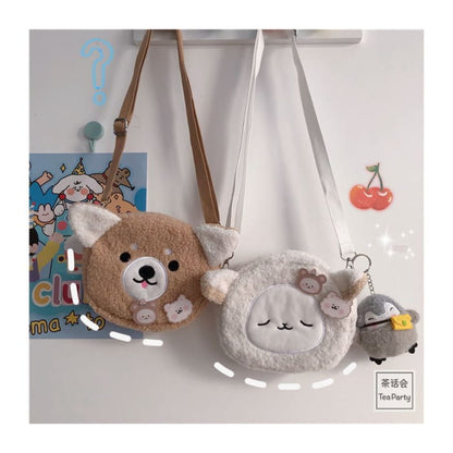 Cartoon Crossbody Bag / Charm / Set - handbag