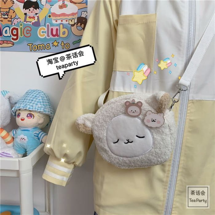 Cartoon Crossbody Bag / Charm / Set - Without - Sheep