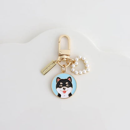 Cartoon-Dog Key Ring - Husky / One Size