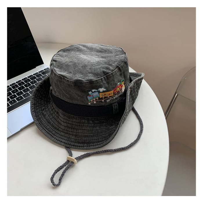 Cartoon Embroidered Boonie Hat