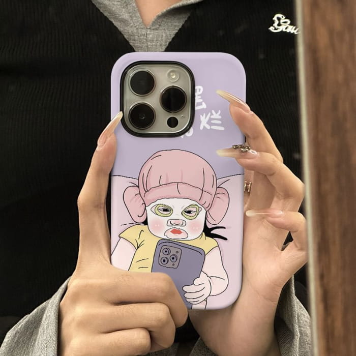 Cartoon Phone Case - iPhone 15 Pro Max / Plus / 14 / 13