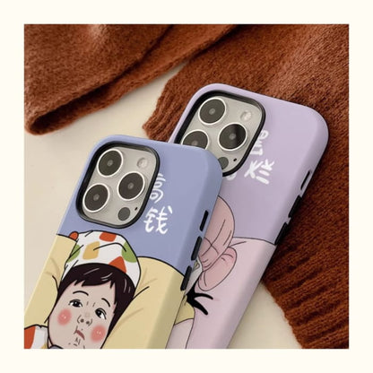 Cartoon Phone Case - iPhone 15 Pro Max / Plus / 14 / 13