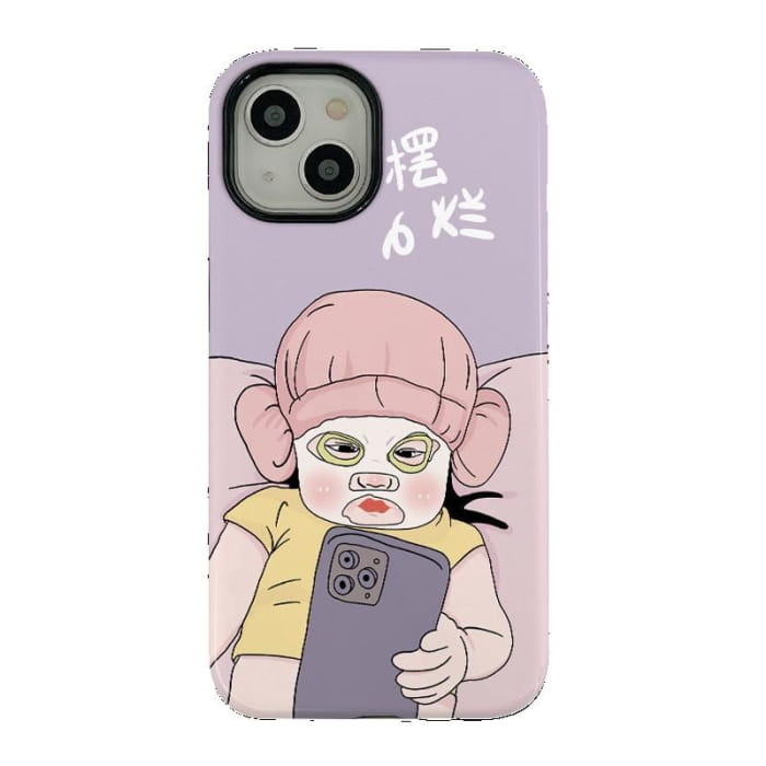 Cartoon Phone Case - iPhone 15 Pro Max / Plus / 14 / 13