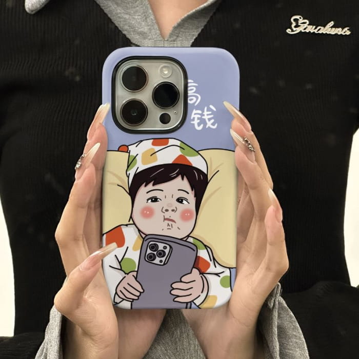 Cartoon Phone Case - iPhone 15 Pro Max / Plus / 14 / 13