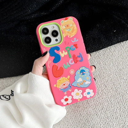 Cartoon Pink iPhone Case - IPhone