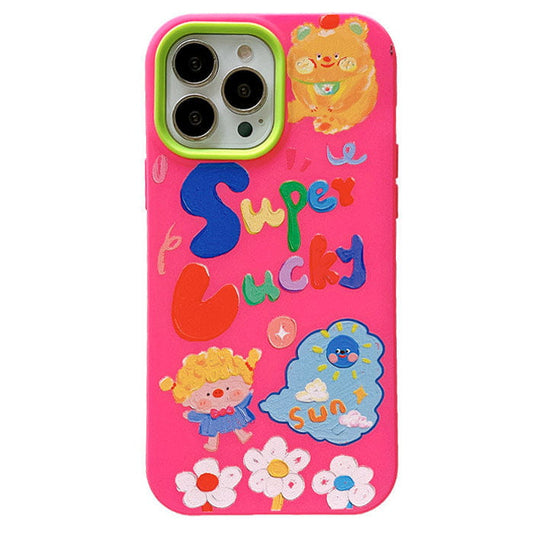 Cartoon Pink iPhone Case - IPhone