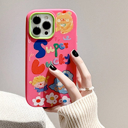 Cartoon Pink iPhone Case - IPhone