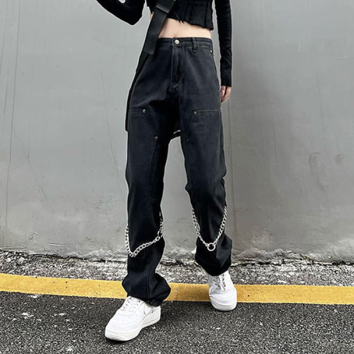 Casual Chain Jeans
