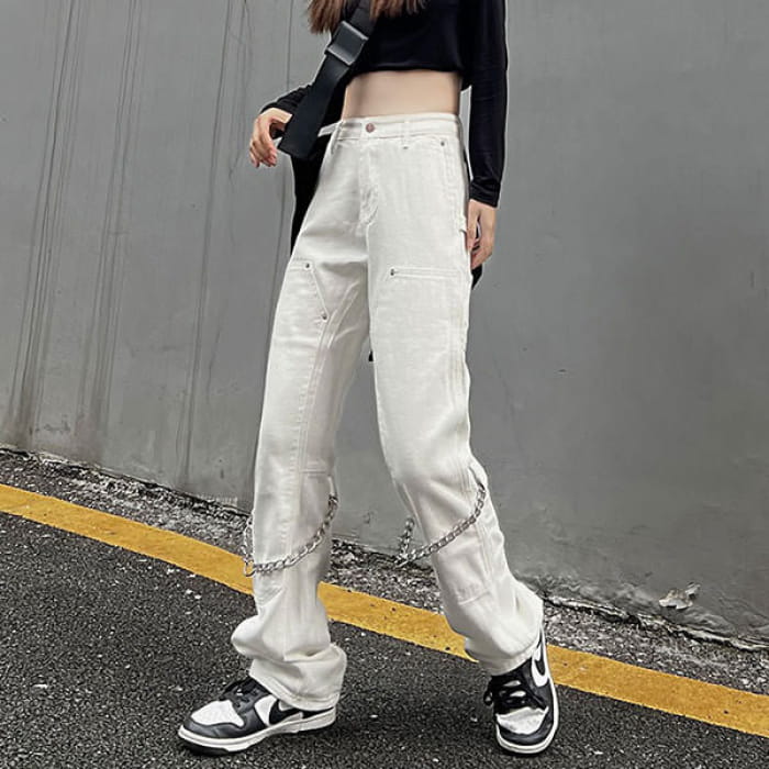 Casual Chain Jeans