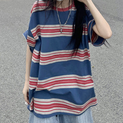 Casual Striped T-Shirt - T-Shirts