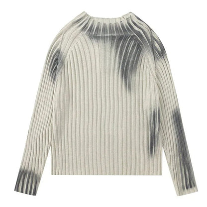 Casual Washed Knit Sweater