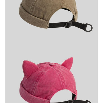 Cat Ear Brimless Hat