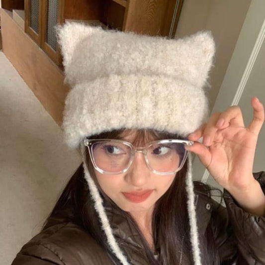 Cat Ear Knit Beanie