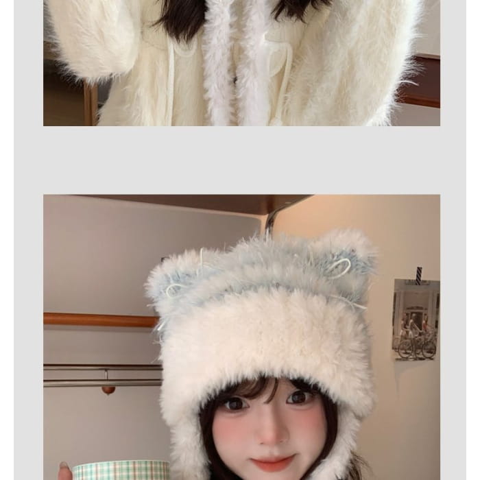 Cat Ear Trapper Hat