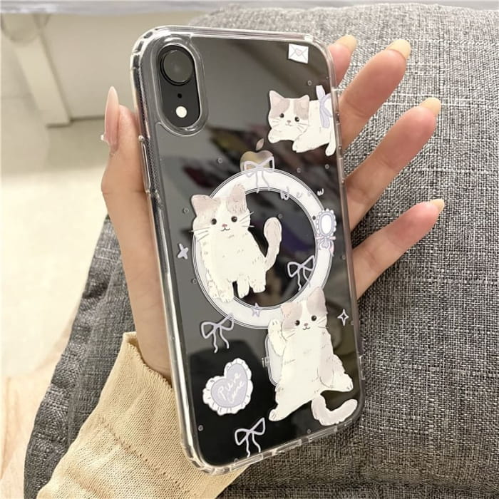 Cat Magnetic (Compatible with MagSafe) Phone Case - iPhone