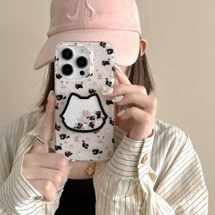 Cat Phone Case - iPhone 16 Pro Max / Plus / 15 / 14 / 13