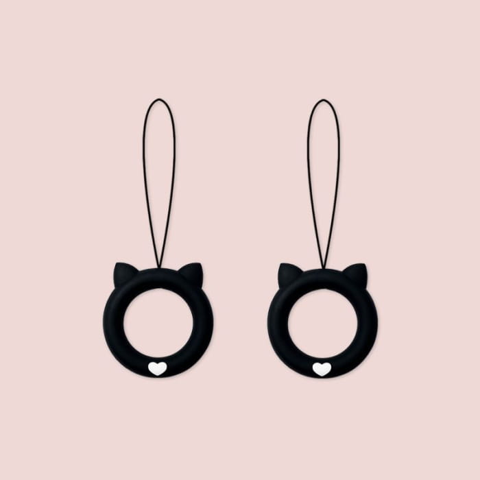 Cat Silicone Phone Charm / Set - Accessories